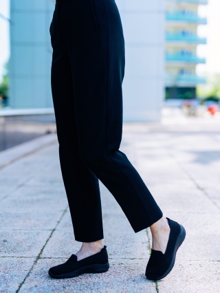 Big Summer Clearance - Отстъпки Дамски спортни обувки  черни от текстилен материал Amyna Промоция