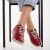 Дамски обувки casual червени от естествена кожа  Egisa, 4 - Kalapod.bg