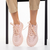Дамски спортни обувки  розови  от еко кожа и текстилен материал Meriz, 3 - Kalapod.bg