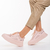 Дамски спортни обувки  розови  от еко кожа и текстилен материал Meriz, 6 - Kalapod.bg