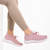 Дамски спортни обувки розови  от текстилен материал  Samye - Kalapod.bg