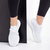 Дамски спортни обувки  бели от текстилен материал  Samye, 6 - Kalapod.bg