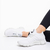 Дамски спортни обувки  бели от текстилен материал  Daissy, 5 - Kalapod.bg