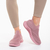 Дамски спортни обувки розови  от текстилен материал  Aceline, 6 - Kalapod.bg