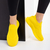 Дамски спортни обувки  жълти  от текстилен материал  Aceline, 5 - Kalapod.bg