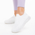 Дамски спортни обувки  бели от текстилен материал  Chalith, 5 - Kalapod.bg