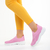 Дамски спортни обувки  розови от текстилен материал  Aamina, 3 - Kalapod.bg