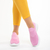 Дамски спортни обувки  розови от текстилен материал  Aamina, 4 - Kalapod.bg