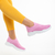 Дамски спортни обувки  розови от текстилен материал  Aamina, 6 - Kalapod.bg