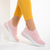 Дамски спортни обувки  розови от текстилен материал  Candice, 6 - Kalapod.bg