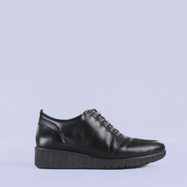 Всекидневни обувки от естествена кожа Zenda черни, 5 - Kalapod.bg