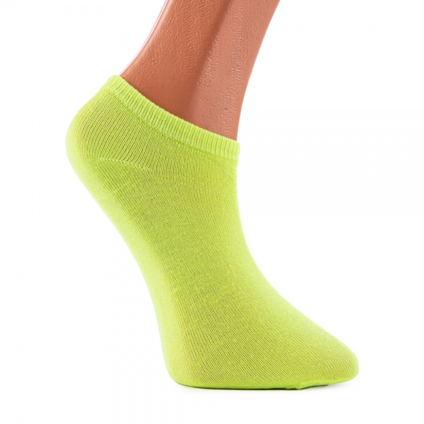 К-т 3 чифта детски чорапи  светло зелени  цикламени  тъмно  зелени, 2 - Kalapod.bg
