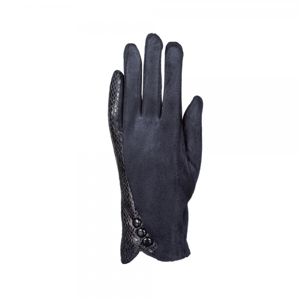 Дамски ръкавици Pina син цвят, 2 - Kalapod.bg