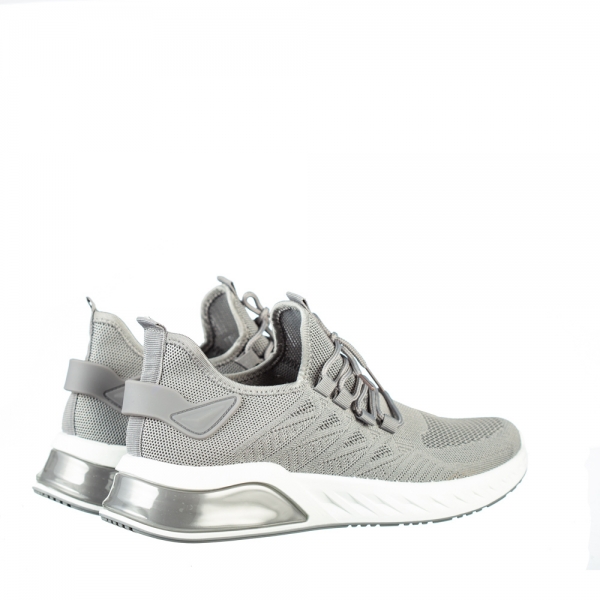 Мъжки спортни обувки сиви от текстилен материал Riddel, 4 - Kalapod.bg