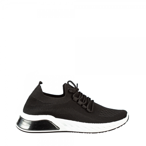 Мъжки спортни обувки  черни  от текстилен материал Amal - Kalapod.bg