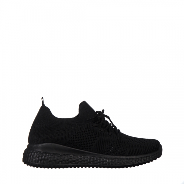 Дамски спортни обувки  черни от текстилен материал  Eryla, 2 - Kalapod.bg