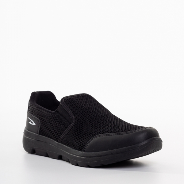 Мъжки спортни обувки  черни от текстилен материал  Kadence - Kalapod.bg