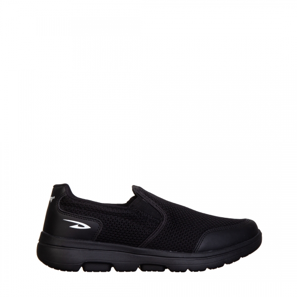 Мъжки спортни обувки  черни от текстилен материал  Kadence, 2 - Kalapod.bg
