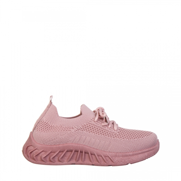Детски спортни обувки розови  от текстилен материал Peyton, 2 - Kalapod.bg