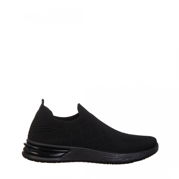Дамски спортни обувки  черни от текстилен материал Giuliana, 2 - Kalapod.bg