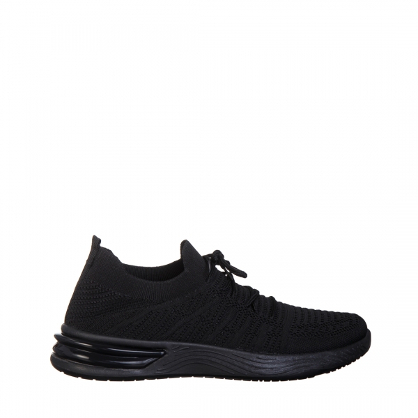 Дамски спортни обувки  черни от текстилен материал Janelle, 2 - Kalapod.bg