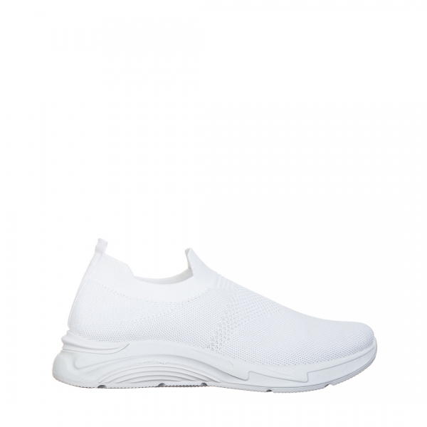 Дамски спортни обувки бели от текстилен материал Sky, 2 - Kalapod.bg