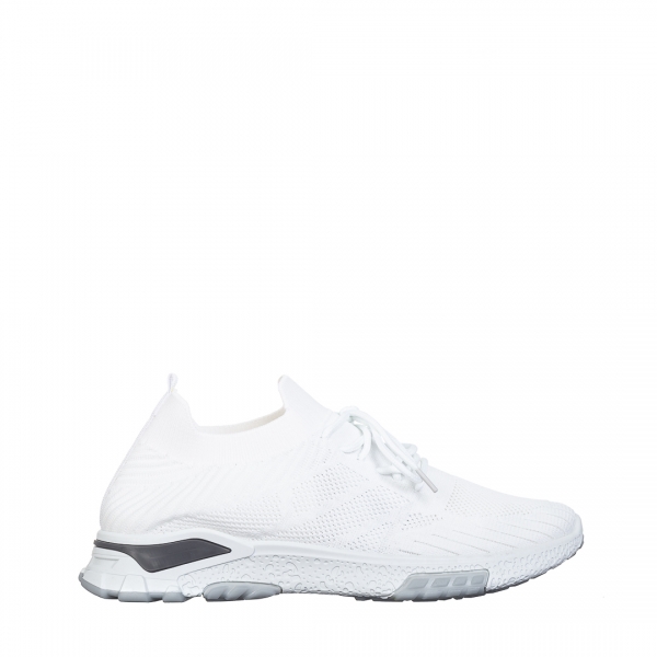 Мъжки спортни обувки бели от текстилен материал Todozi, 2 - Kalapod.bg
