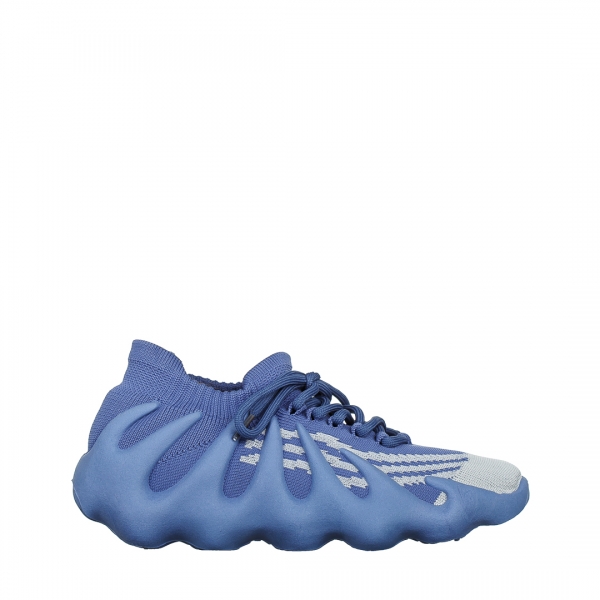 Дамски спортни обувки  сини  от текстилен материал  Nelly, 2 - Kalapod.bg