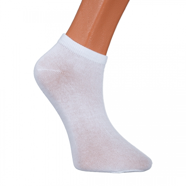 К-т 3 чифта дамски чорапи бели BD-1071 - Kalapod.bg