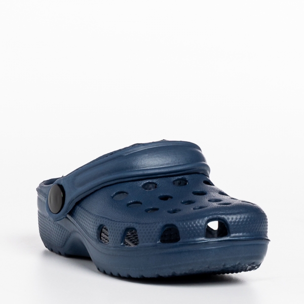 Детски чехли  тъмно сини от синтетичен материал Gigi, 2 - Kalapod.bg