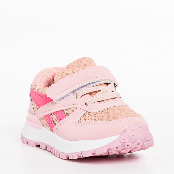 Детски спортни обувки  розови  от текстилен материал  Venetta - Kalapod.bg