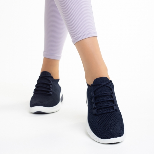 Дамски спортни обувки  сини  от текстилен материал  Latifa, 3 - Kalapod.bg