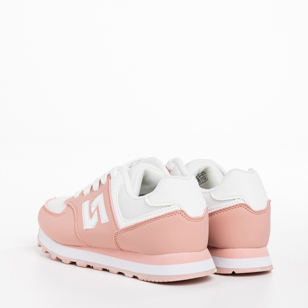 Детски спортни обувки  розови  от еко кожа  Vanecia, 4 - Kalapod.bg