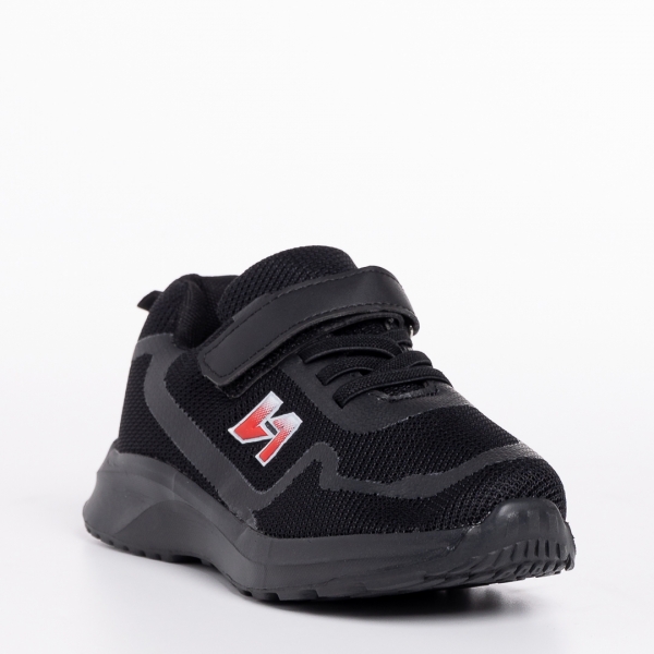 Детски спортни обувки  черни  от текстилен материал  Vanilla, 3 - Kalapod.bg