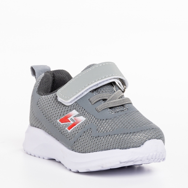 Детски спортни обувки сиви от текстилен материал  Vanilla - Kalapod.bg
