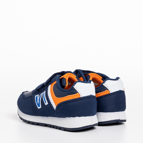 Детски спортни обувки  сини  от еко кожа  Clancy, 4 - Kalapod.bg