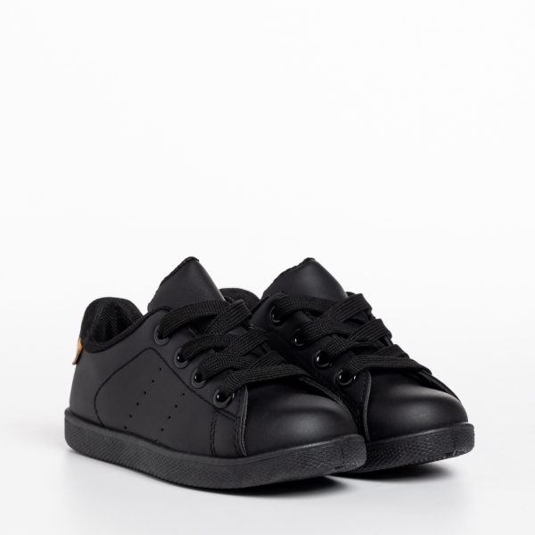 Детски спортни обувки  черни от еко кожа  Orlando - Kalapod.bg