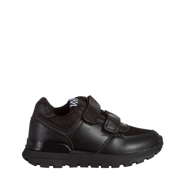 Детски спортни обувки  черни от текстилен материал Darbie, 2 - Kalapod.bg