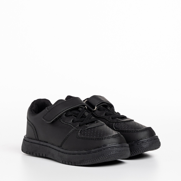 Детски спортни обувки  черни от еко кожа  Ponty - Kalapod.bg