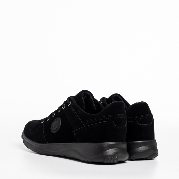 Мъжки спортни обувки  черни от текстилен материал   Raymar, 4 - Kalapod.bg