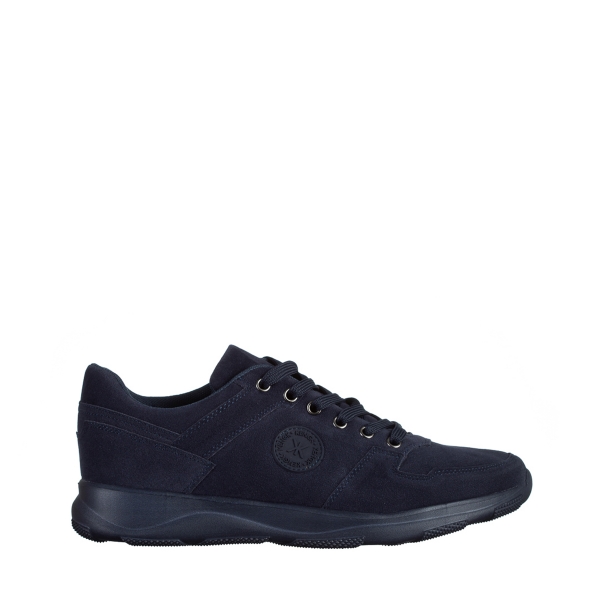 Мъжки спортни обувки  сини  от текстилен материал   Raymar, 2 - Kalapod.bg