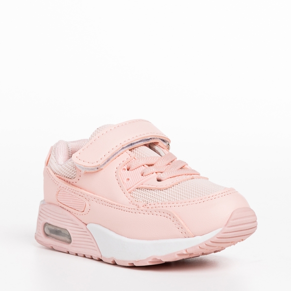 Дамски спортни обувки  розови  от текстилен материал Reyn, 3 - Kalapod.bg