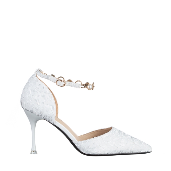 Дамски обувки  бели от еко кожа  Briony, 2 - Kalapod.bg
