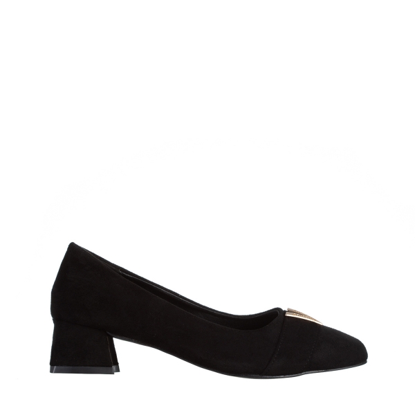 Дамски обувки  черни  от текстилен материал  Briella, 2 - Kalapod.bg