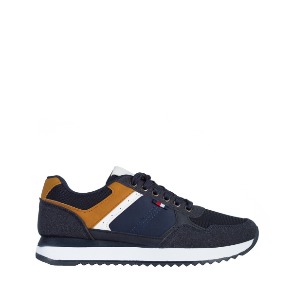 Мъжки спортни обувки  сини от текстилен материал Gael, 2 - Kalapod.bg