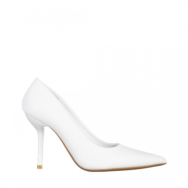 Дамски обувки  бели  от еко кожа  Leya, 2 - Kalapod.bg
