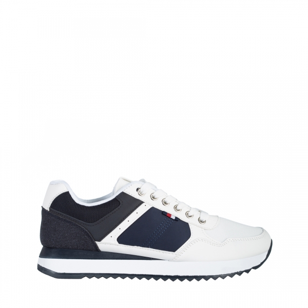 Мъжки спортни обувки  бели от текстилен материал  Gael, 2 - Kalapod.bg