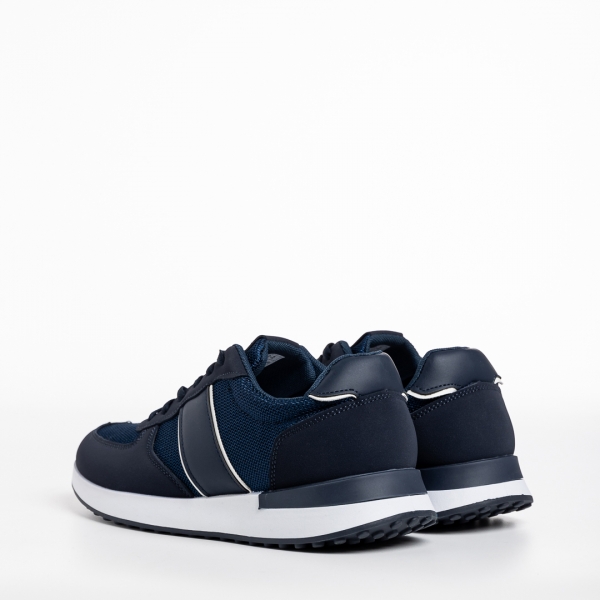 Мъжки спортни обувки  сини  от текстилен материал  Valdez, 4 - Kalapod.bg