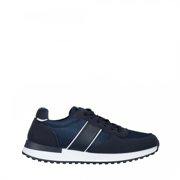 Мъжки спортни обувки  сини  от текстилен материал  Valdez, 2 - Kalapod.bg