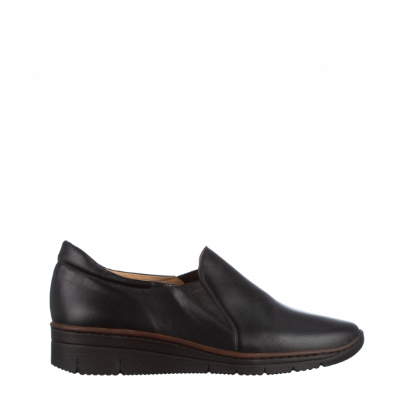 Дамски обувки черни  от естествена кожа Misaki, 2 - Kalapod.bg